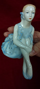 Статуэтка "Балерина в голубом".