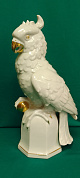 Статуэтка попугай какаду белый